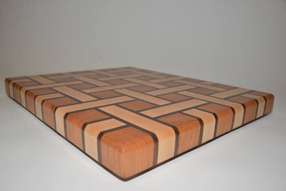 Basket Weave End Grain Cutting Board