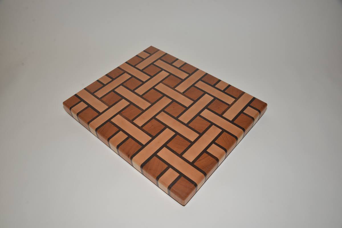 Basket Weave End Grain Cutting Board